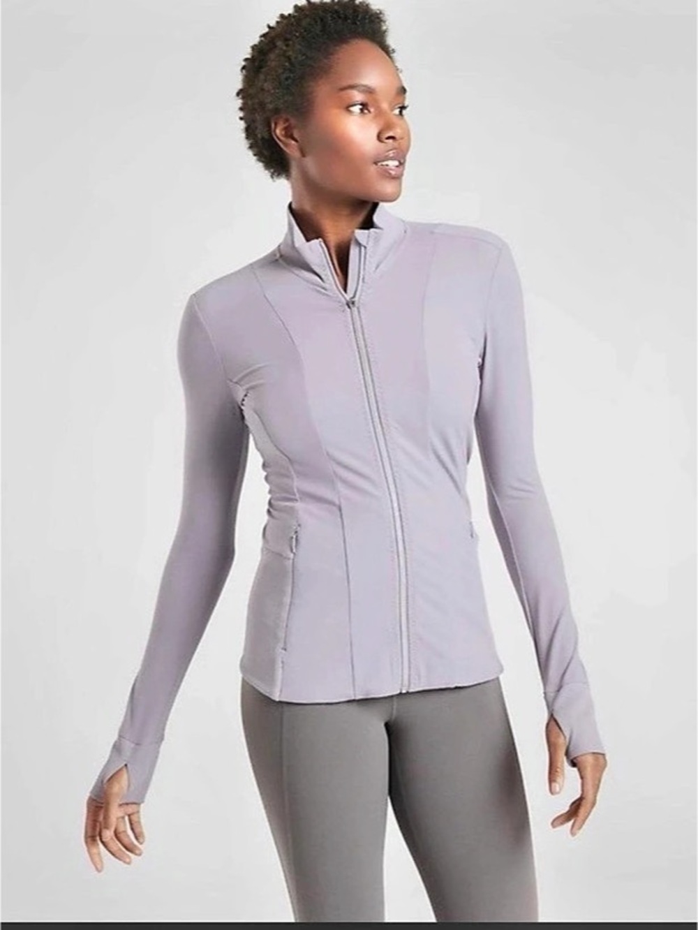 Athleta Ridge Full Zip Jacket Women'Small Purple Size Small